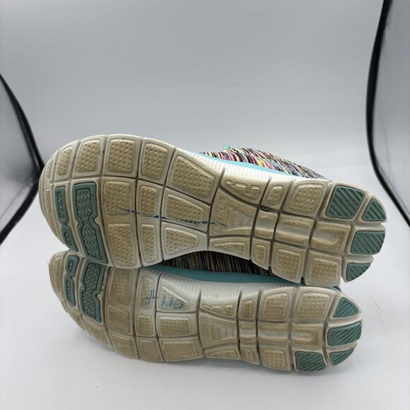 Skechers Lite Weight Shoes Womens Size 10 Multicolor Flex Sole Memory Foam Sneak - Picture 9 of 9